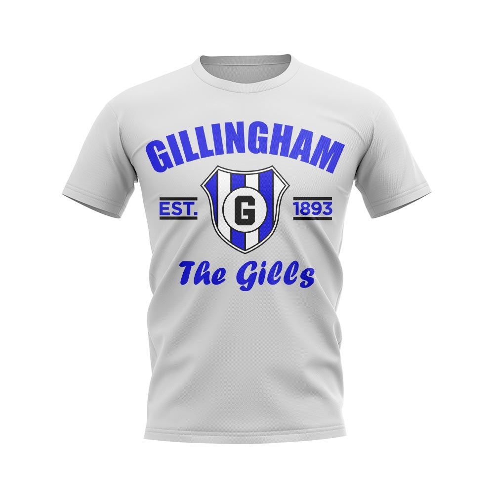 Gillingham Established Football T-Shirt (White)