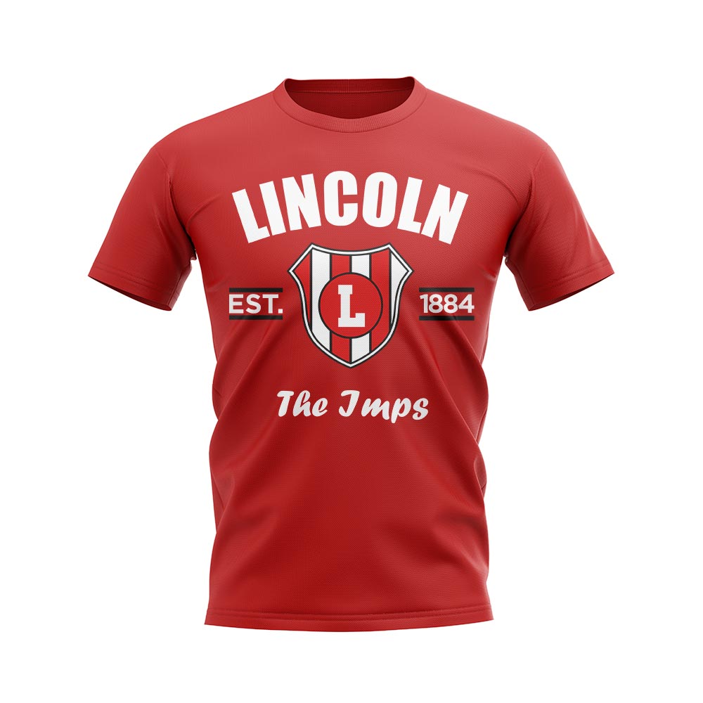 Lincoln Established Football T-Shirt (Red)