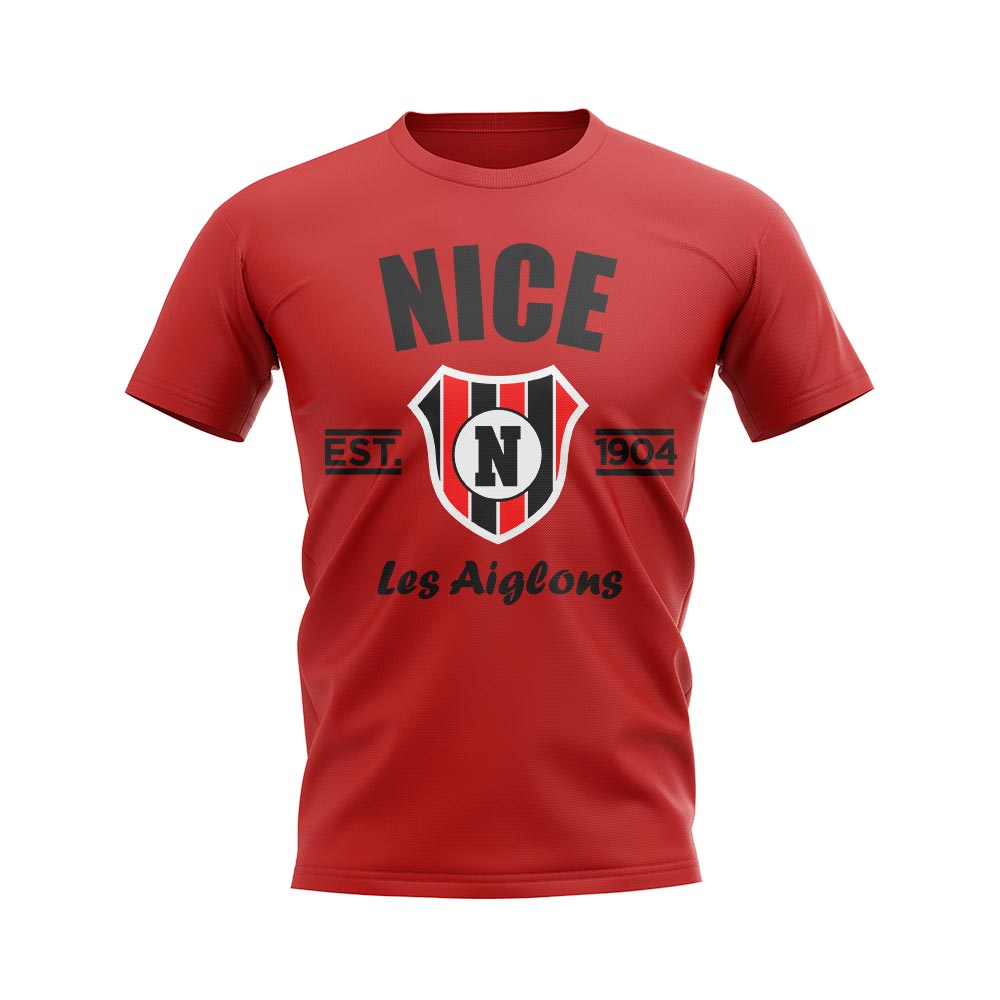 Nice Established Football T-Shirt (Red)