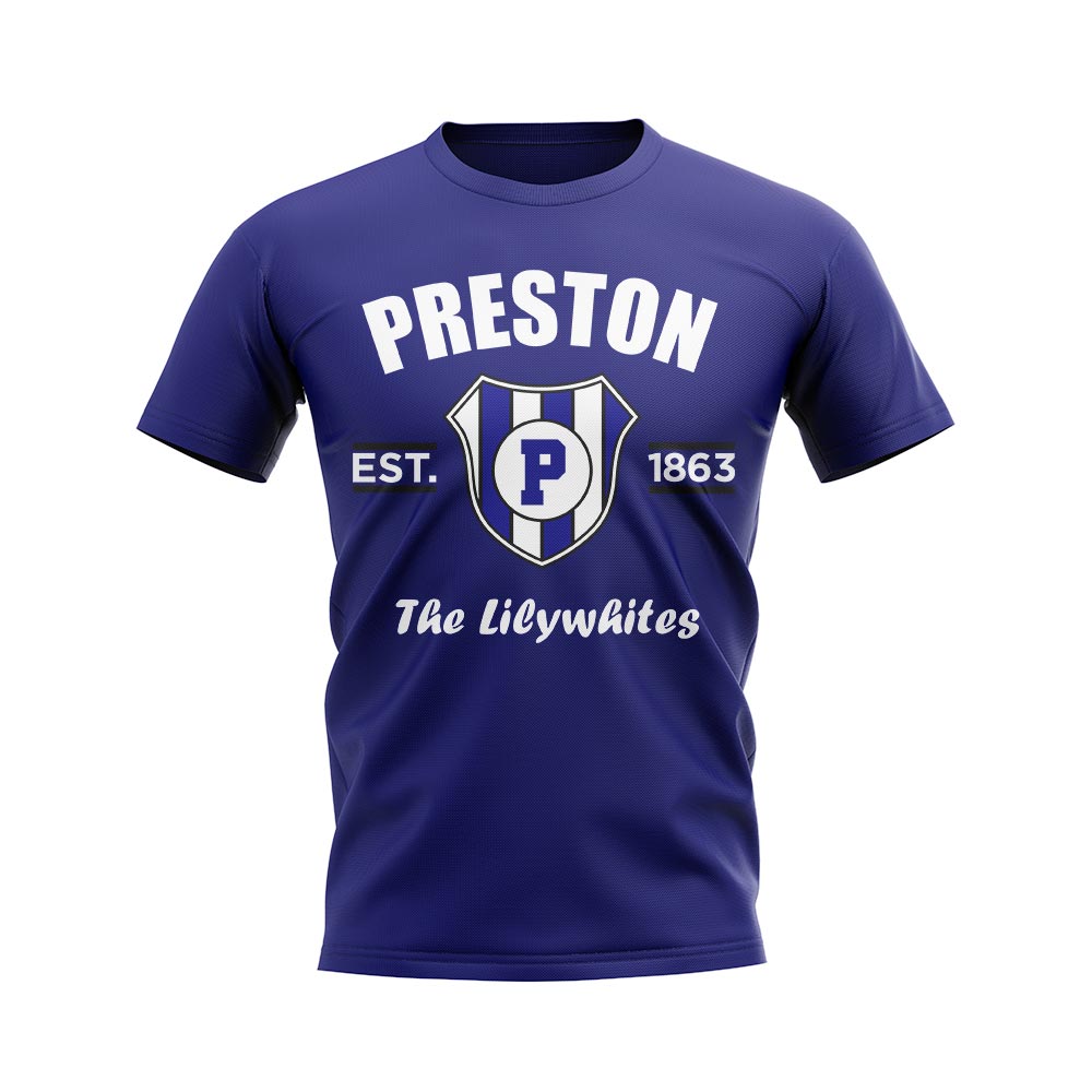 Preston Established Football T-Shirt (Navy)