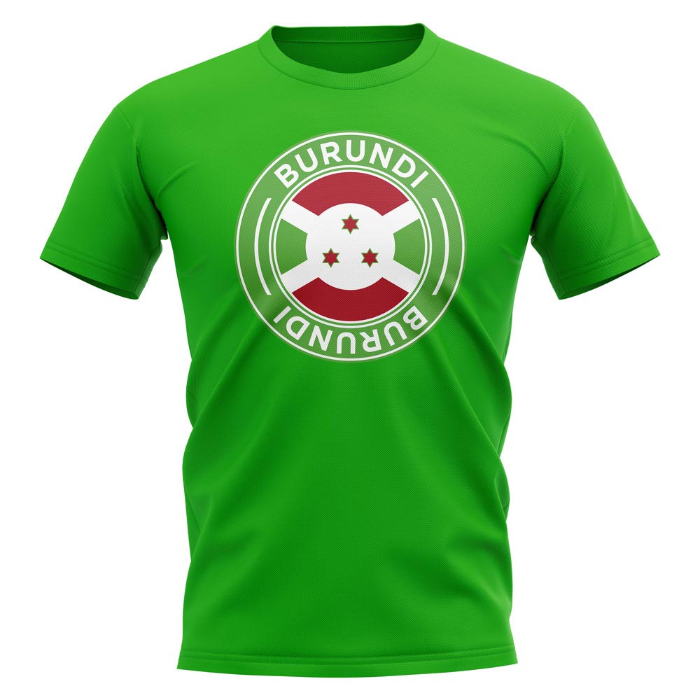 Burundi Football Badge T-Shirt (Green)