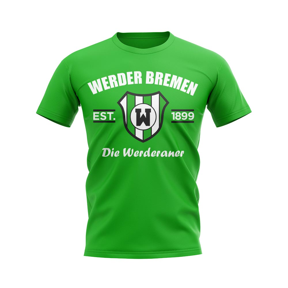 Werder Bremen Established Football T-Shirt (Green)