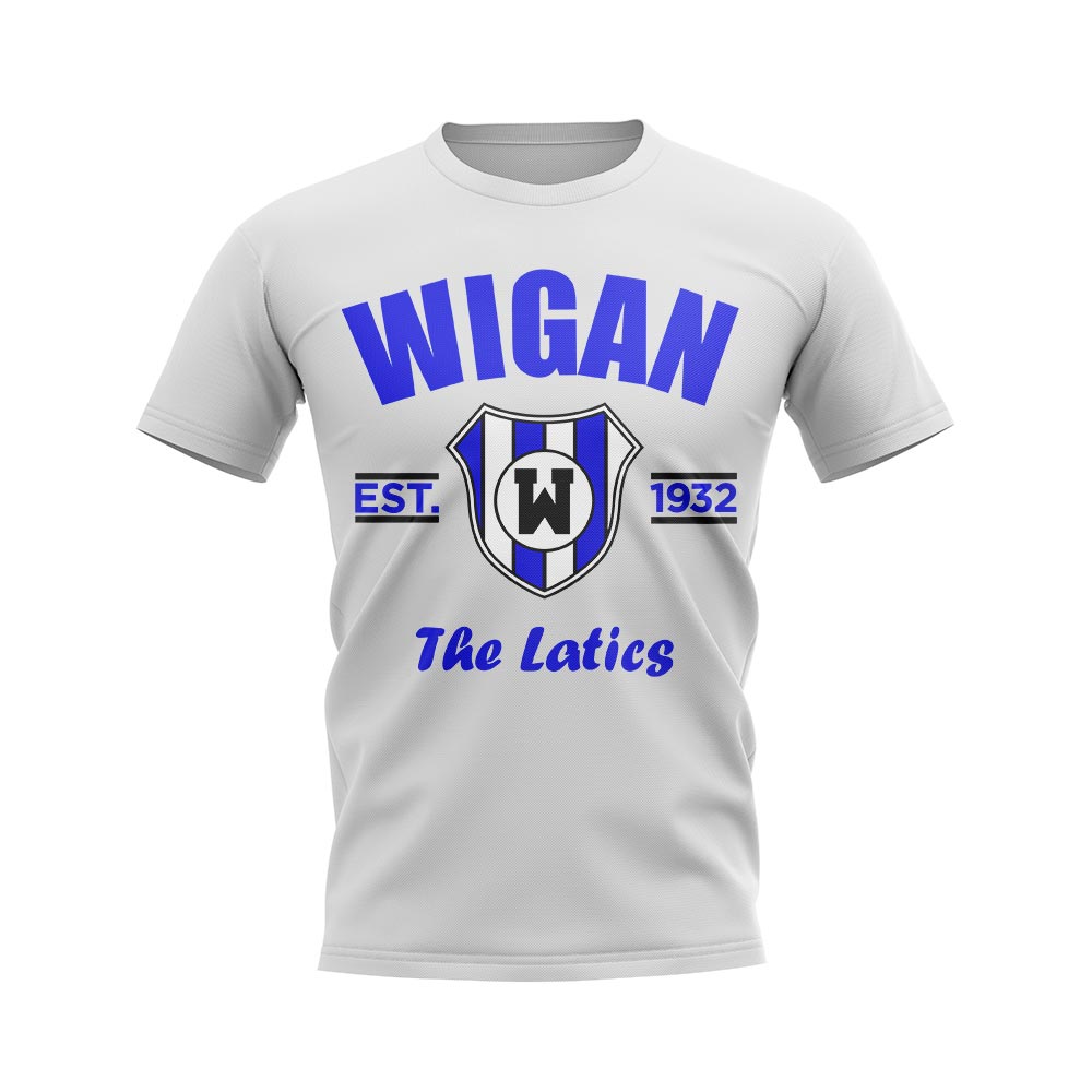 Wigan Established Football T-Shirt (White)