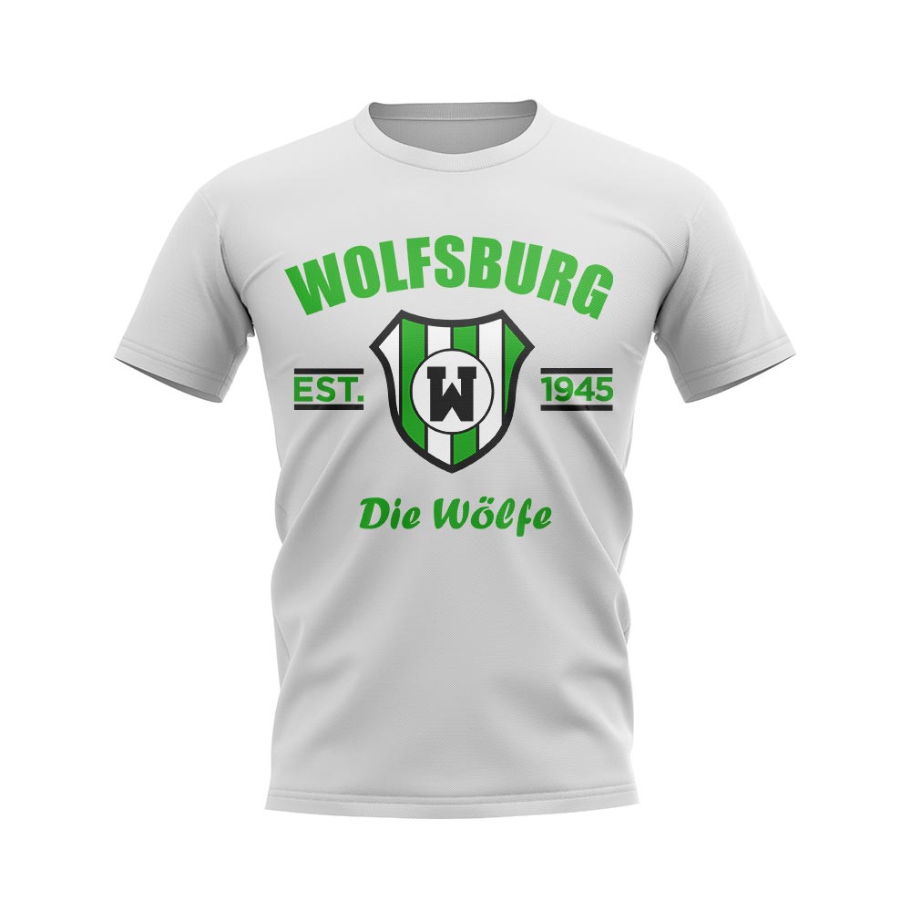 Wolfsburg Established Football T-Shirt (White)