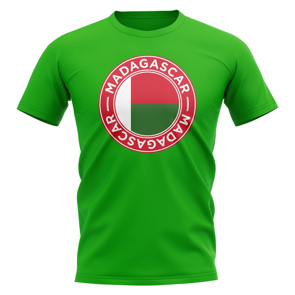 Madagascar Football Badge T-Shirt (Green)