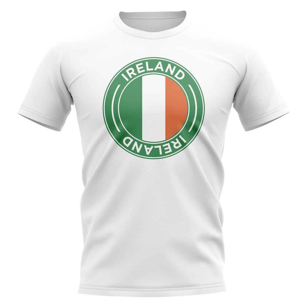 Ireland Football Badge T-Shirt (White)