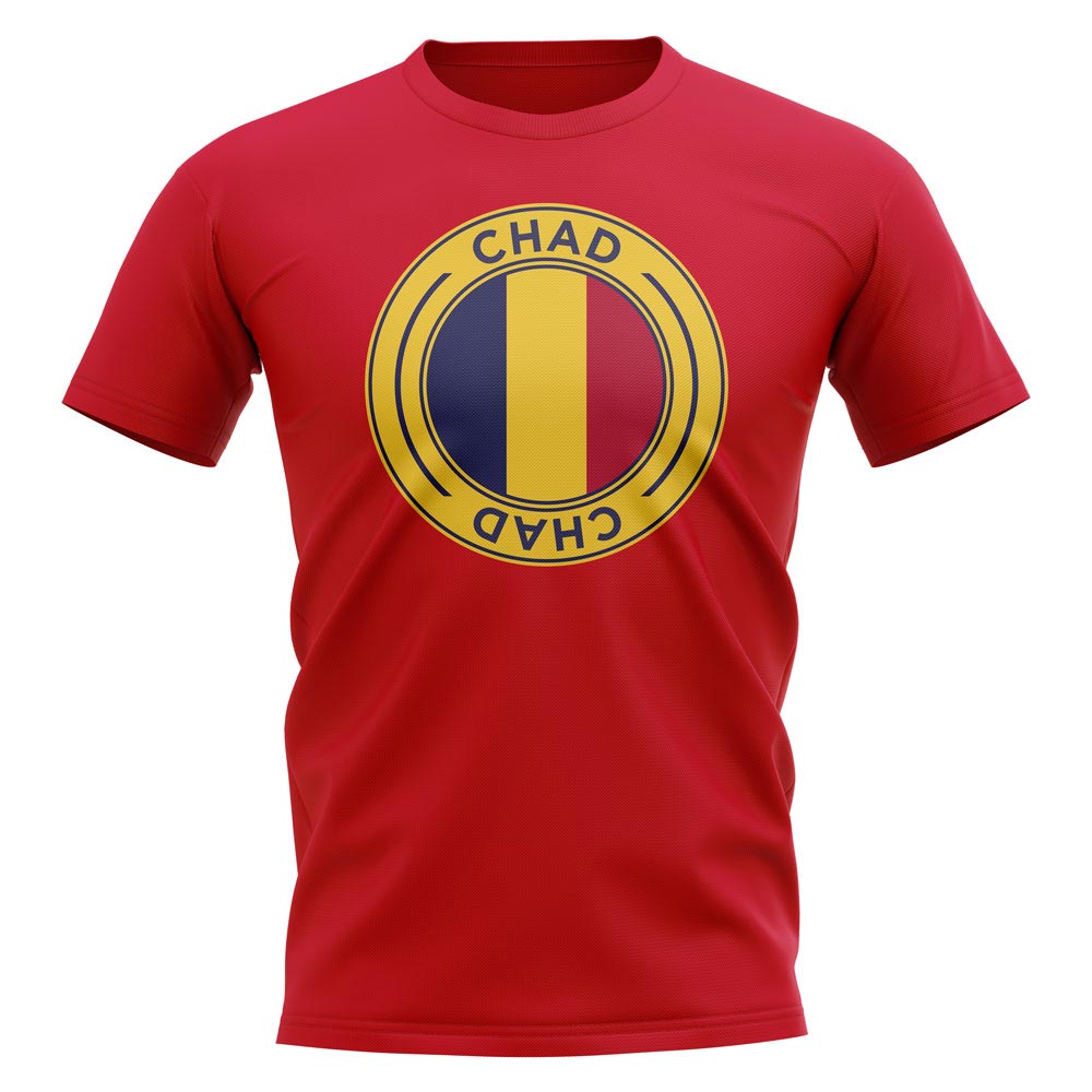 Chad Football Badge T-Shirt (Red)