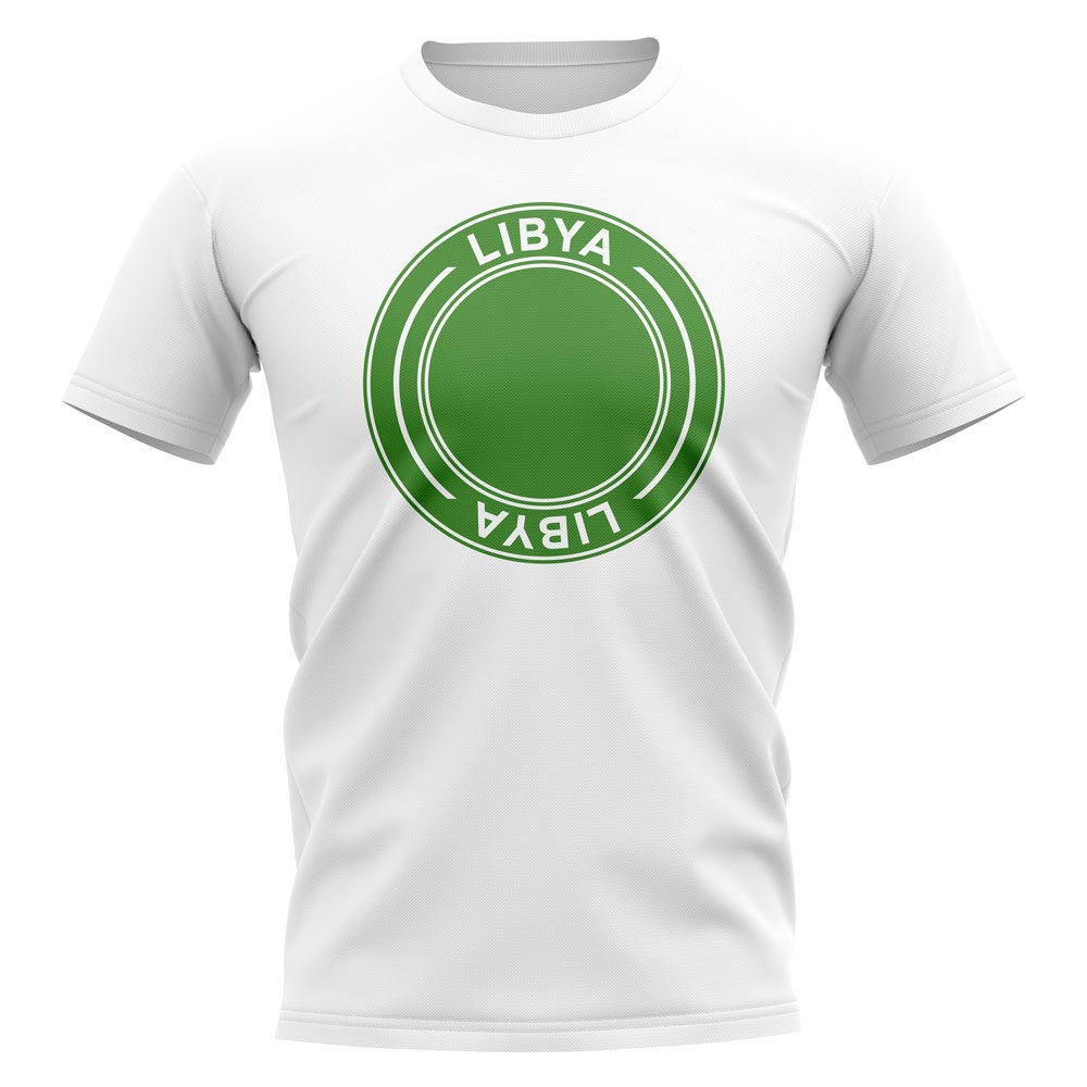 Libya Football Badge T-Shirt (White)