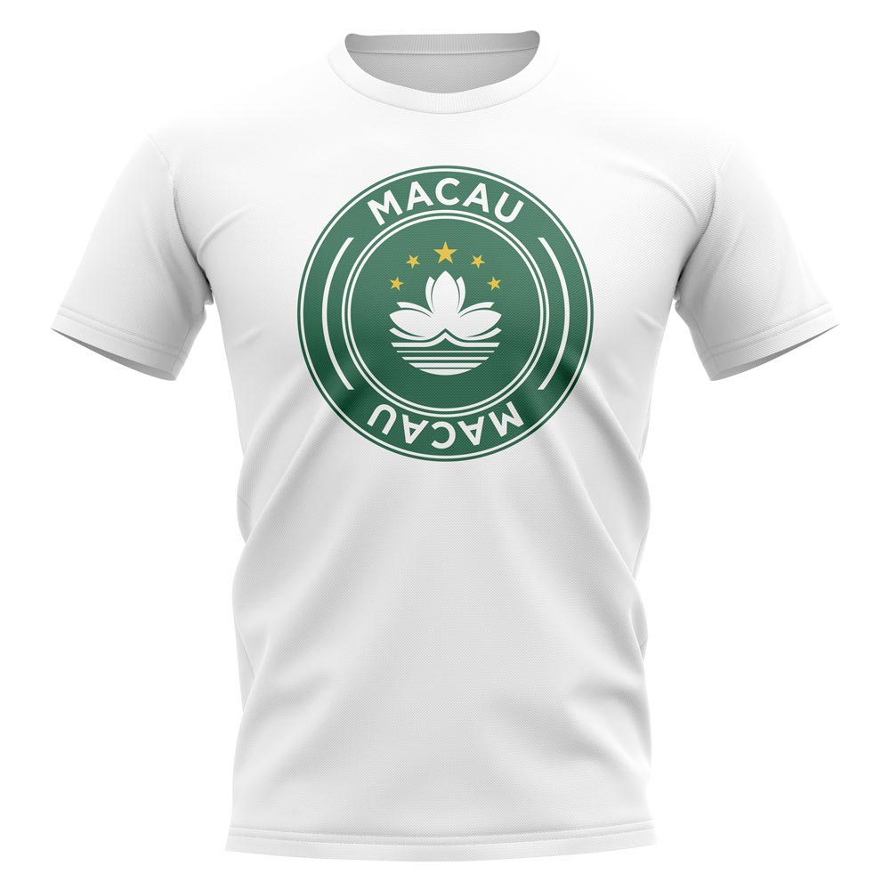 Macau Football Badge T-Shirt (White)