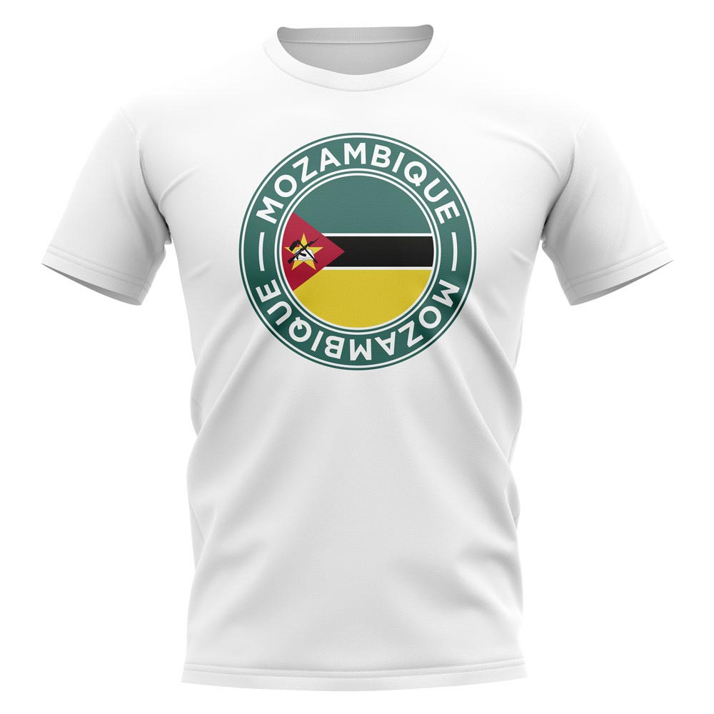 Mozambique Football Badge T-Shirt (White)