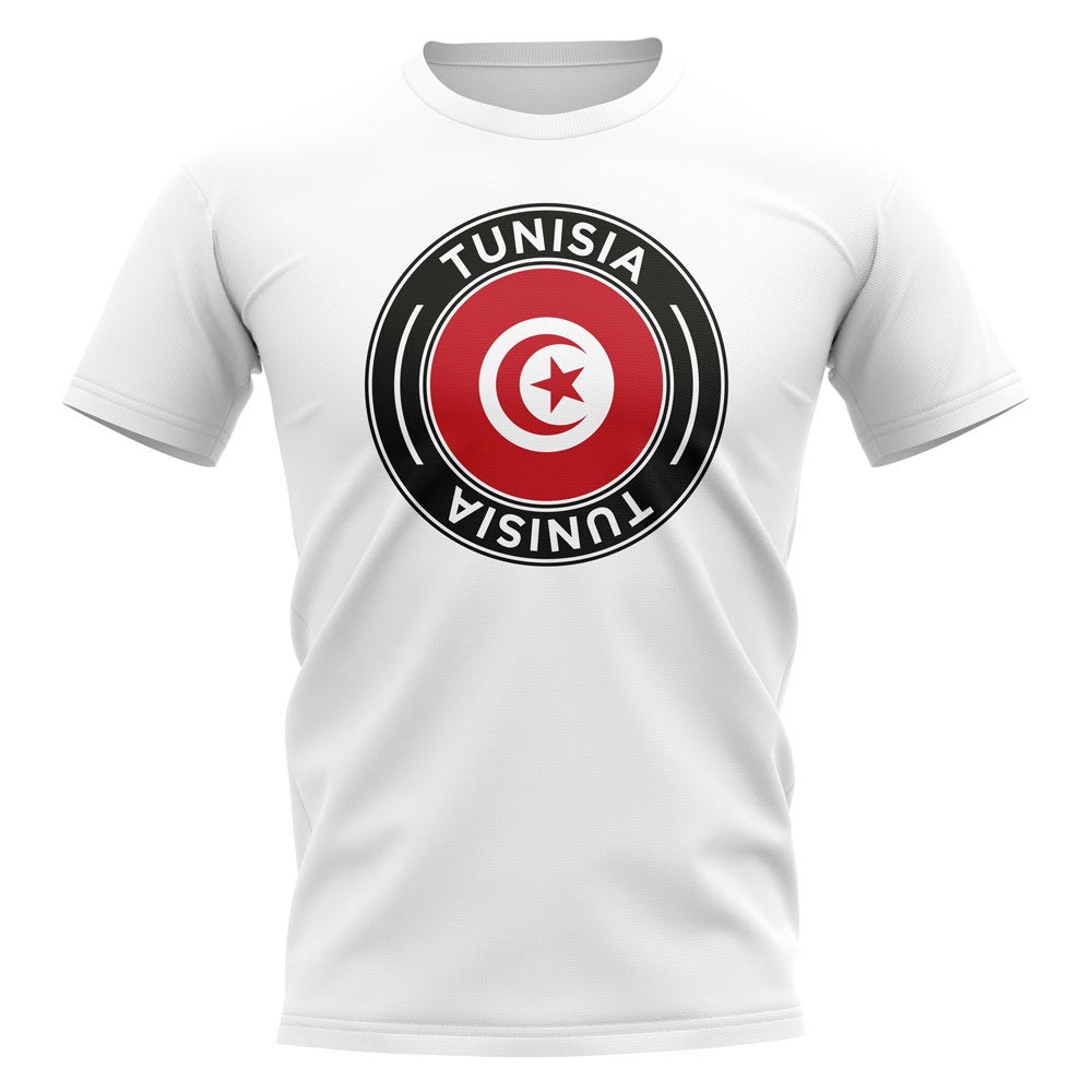 Tunisia Football Badge T-Shirt (White)