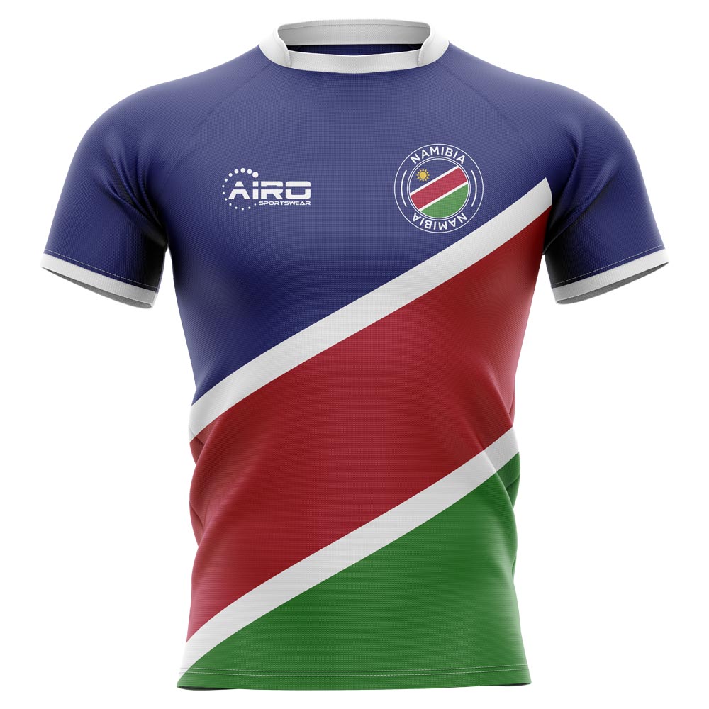 2025-2026 Namibia Flag Concept Rugby Shirt - Little Boys