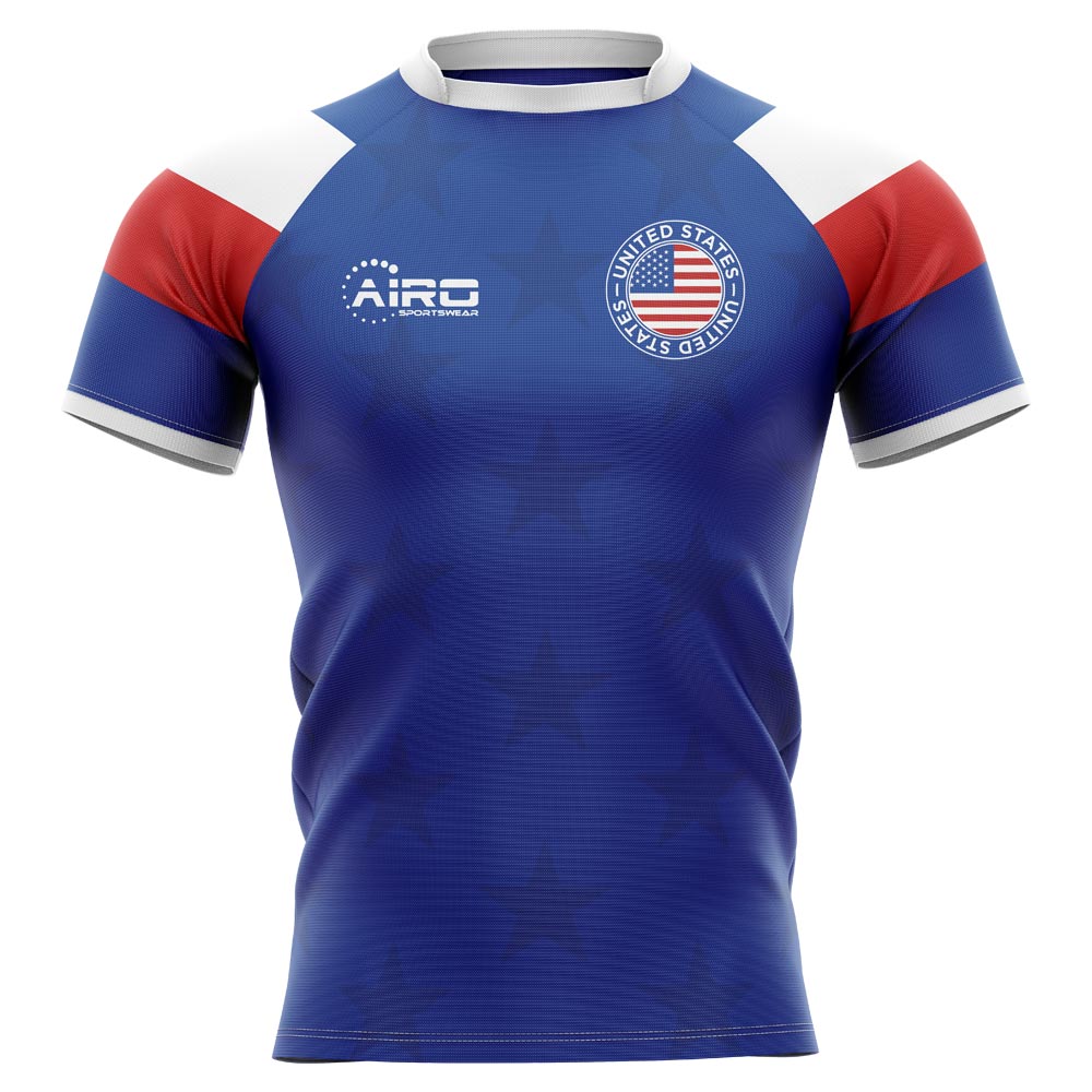 United States USA 2019-2020 Home Concept Rugby Shirt - Little Boys