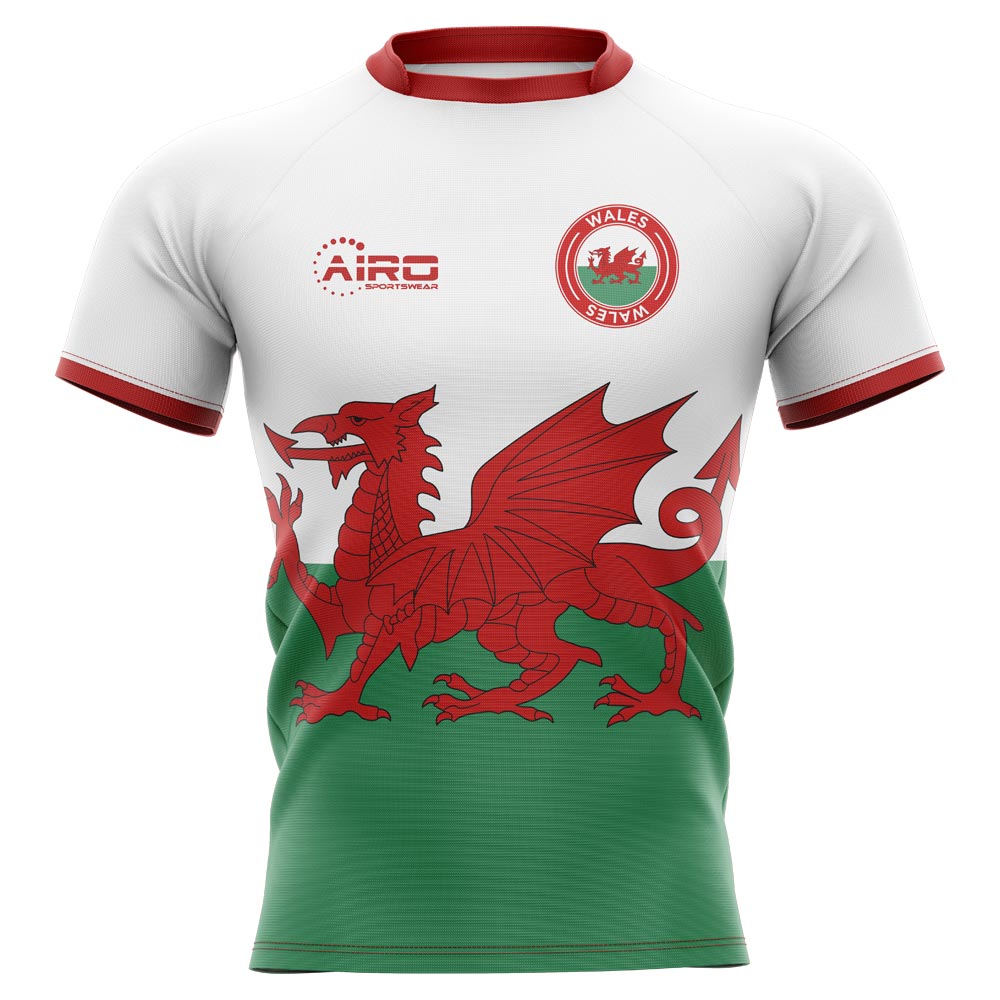 Wales 2019-2020 Flag Concept Rugby Shirt - Womens