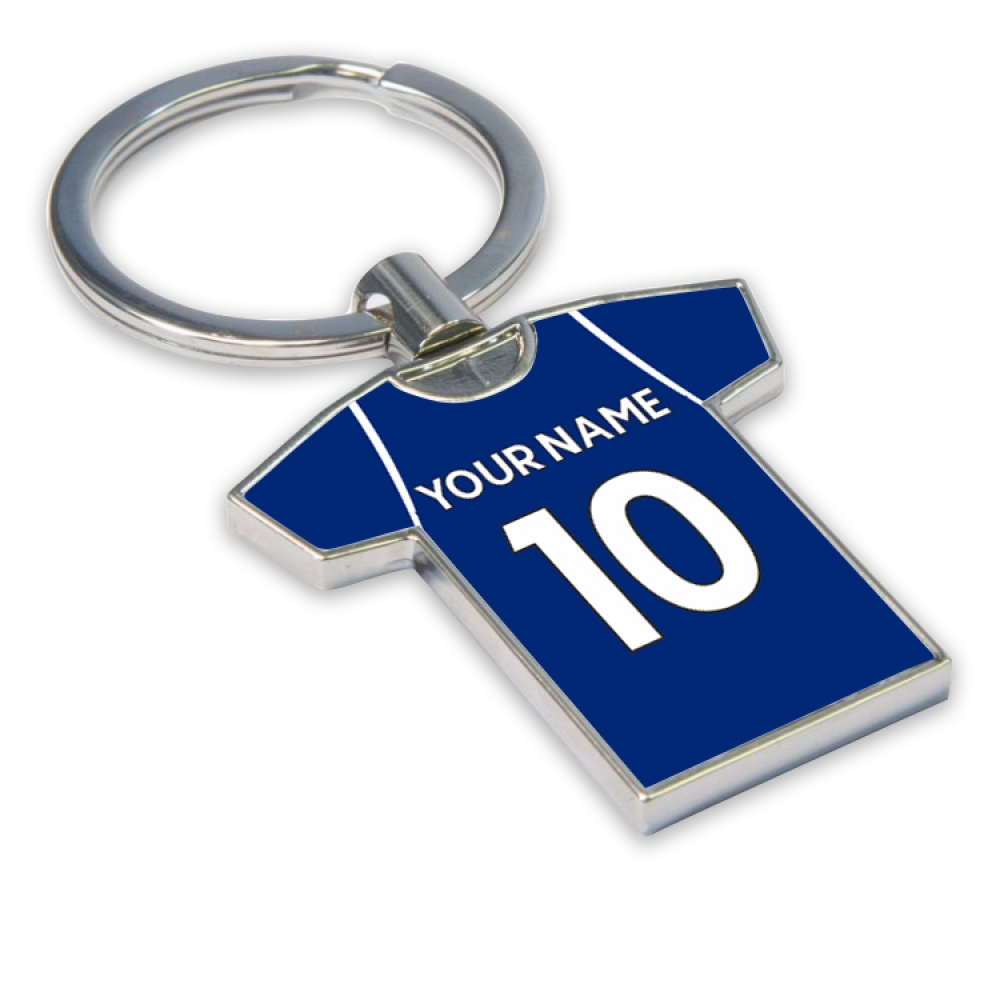 Personalised West Brom Football Shirt Key Ring