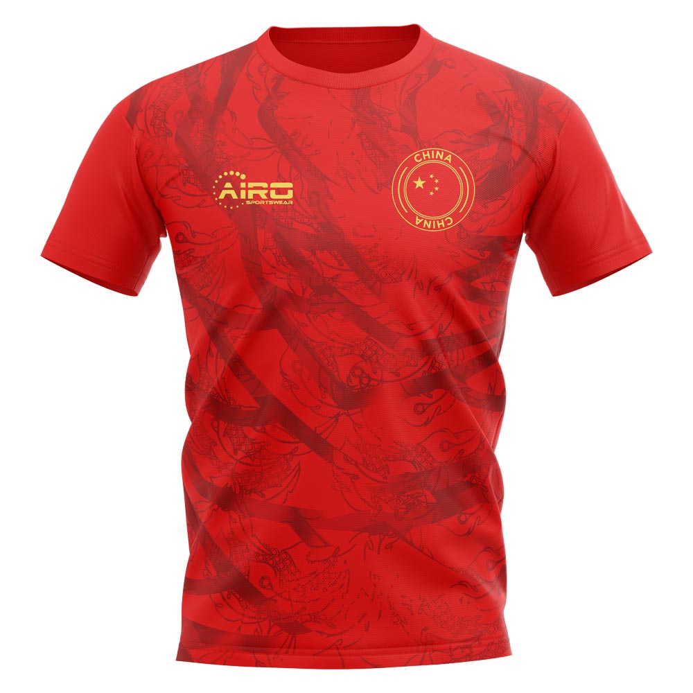 China 2019-2020 Home Concept Shirt - Kids (Long Sleeve)