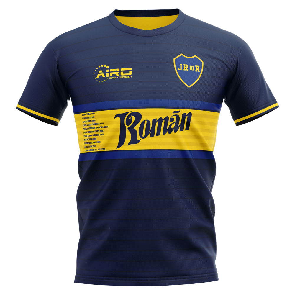 Boca Juniors 2019-2020 Juan Roman Riquelme Concept Shirt - Little Boys