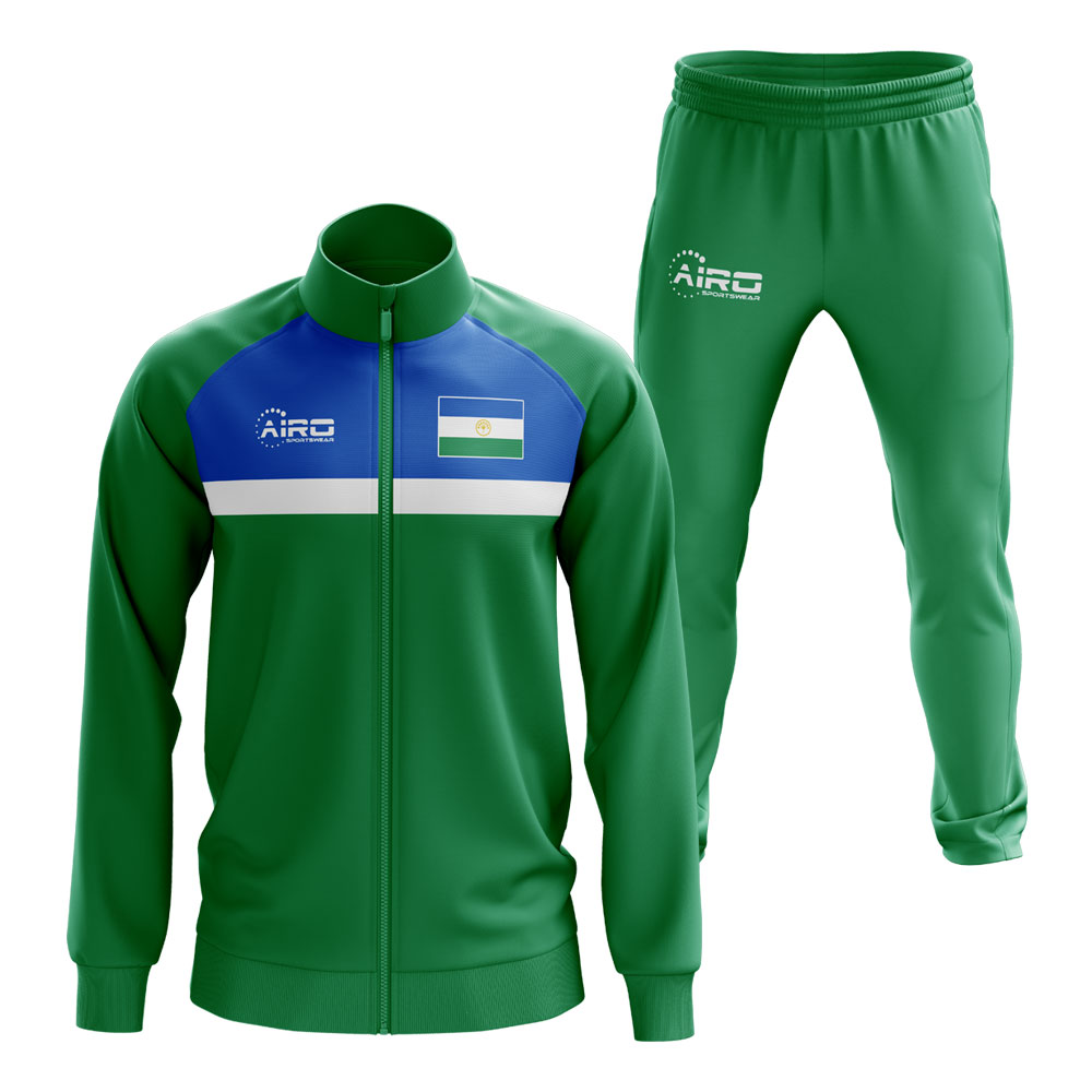 Bashkortostan Concept Football Tracksuit (Green)