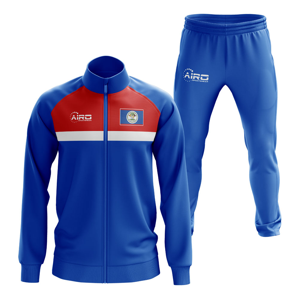 Belize Concept Football Tracksuit (Royal)