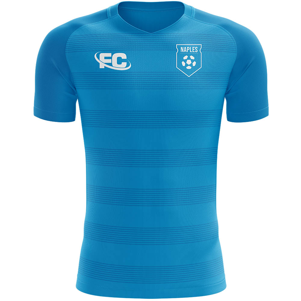 Naples 2019-2020 Concept Training Shirt (Blue) - Adult Long Sleeve