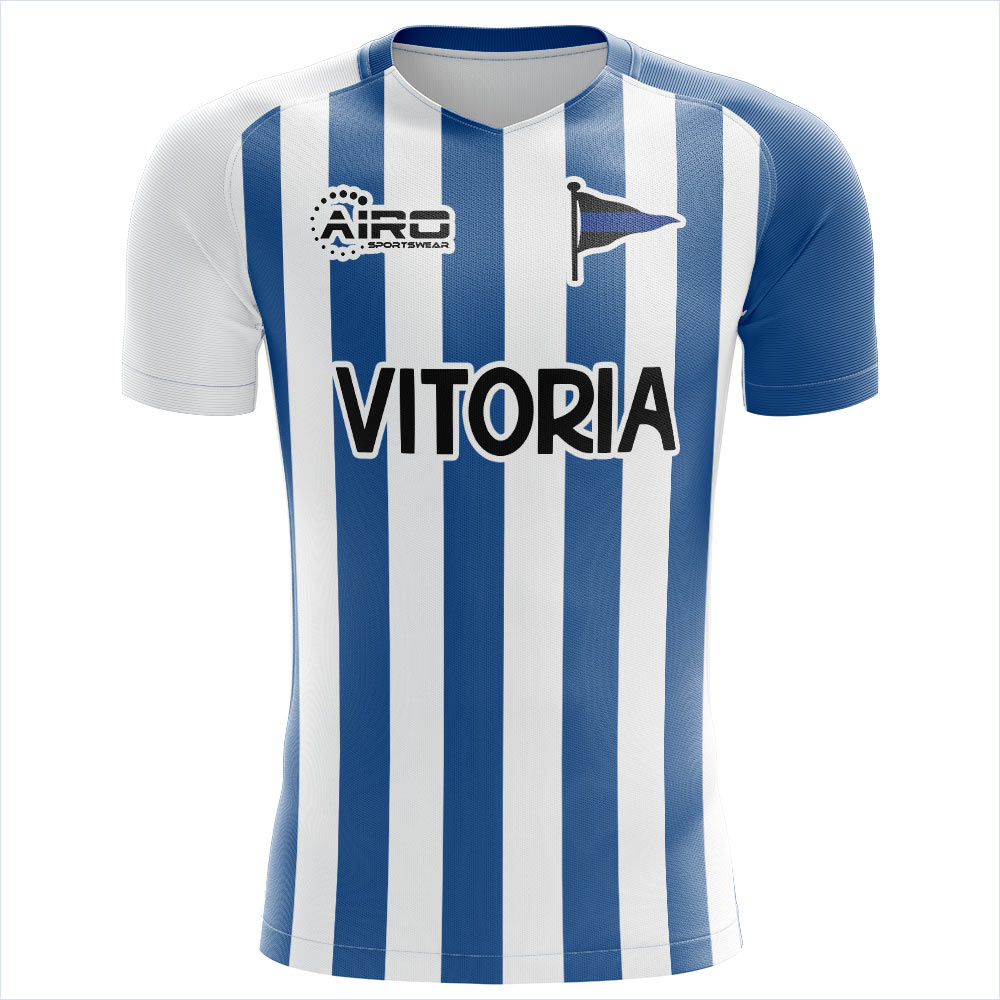 Deportivo Alaves 2019-2020 Home Concept Shirt - Little Boys