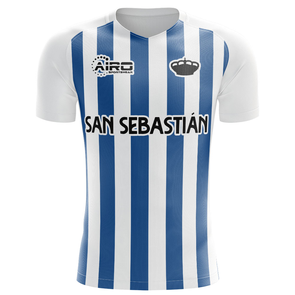 Real Sociedad 2019-2020 Home Concept Shirt - Adult Long Sleeve