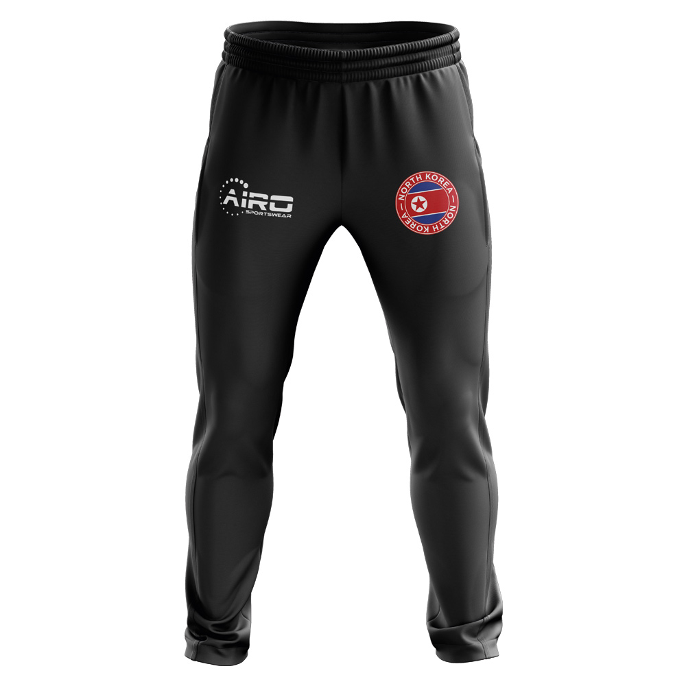 North Korea Concept Football Training Pants (Black)