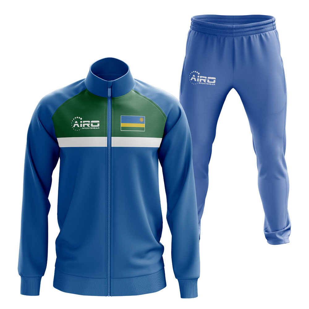 Rwanda Concept Football Tracksuit (Blue)