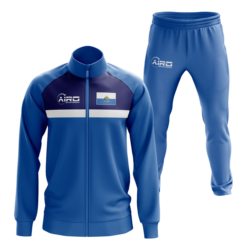 San Marino Concept Football Tracksuit (Blue)