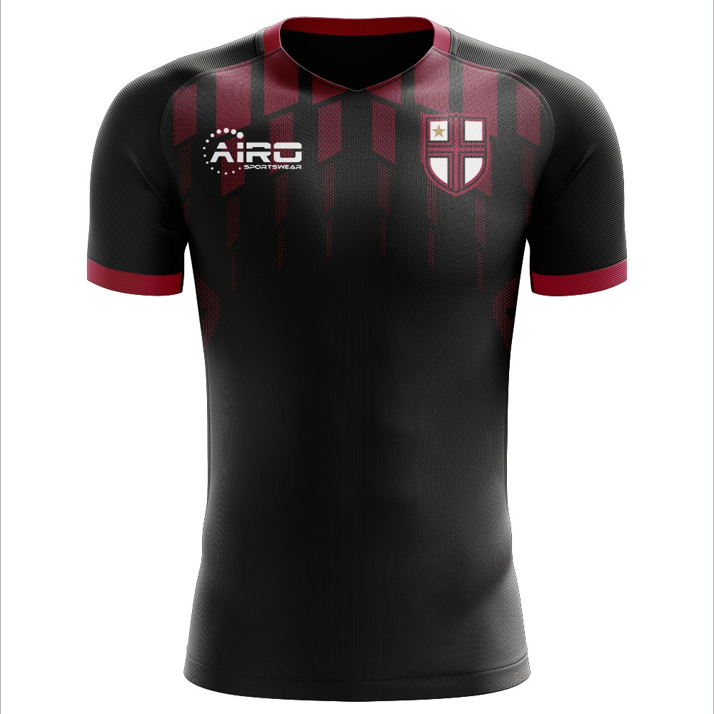 2025-2026 Milan Pre-match Concept Football Shirt - Kids (Long Sleeve)