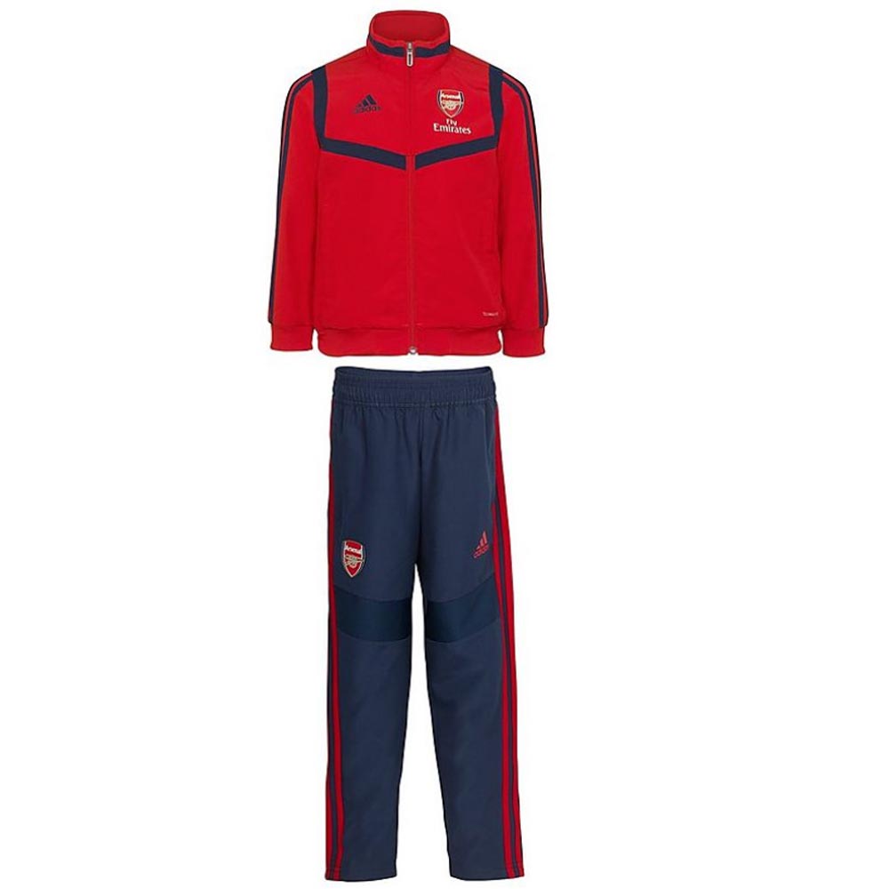 infant red adidas tracksuit