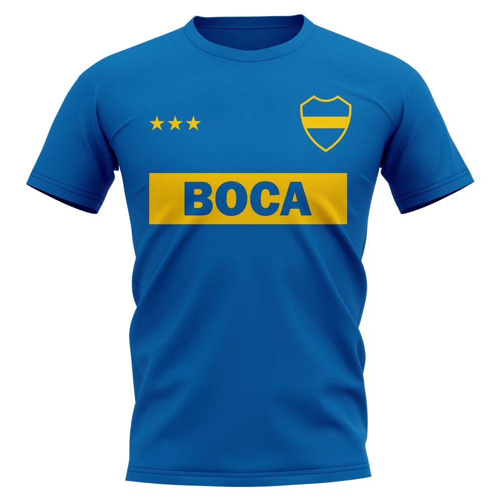 Boca Juniors Vintage Football T-Shirt (Blue)