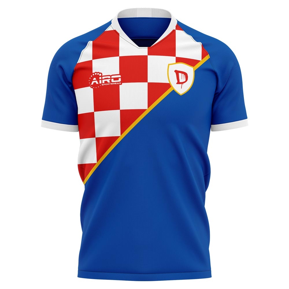 Dinamo Zagreb 2019-2020 Home Concept Shirt - Kids (Long Sleeve)