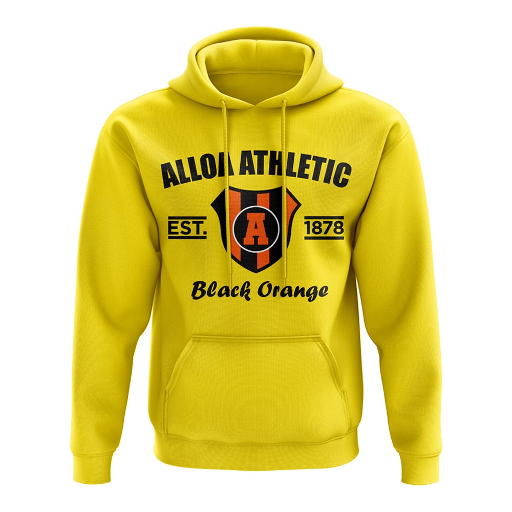 Alloa Established Football Hoody (Yellow)