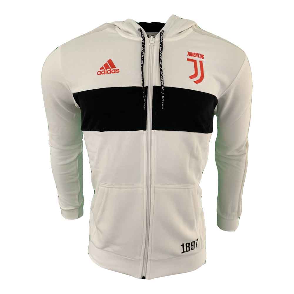 Juventus 2019-2020 3S Full Zip Hoody (White)