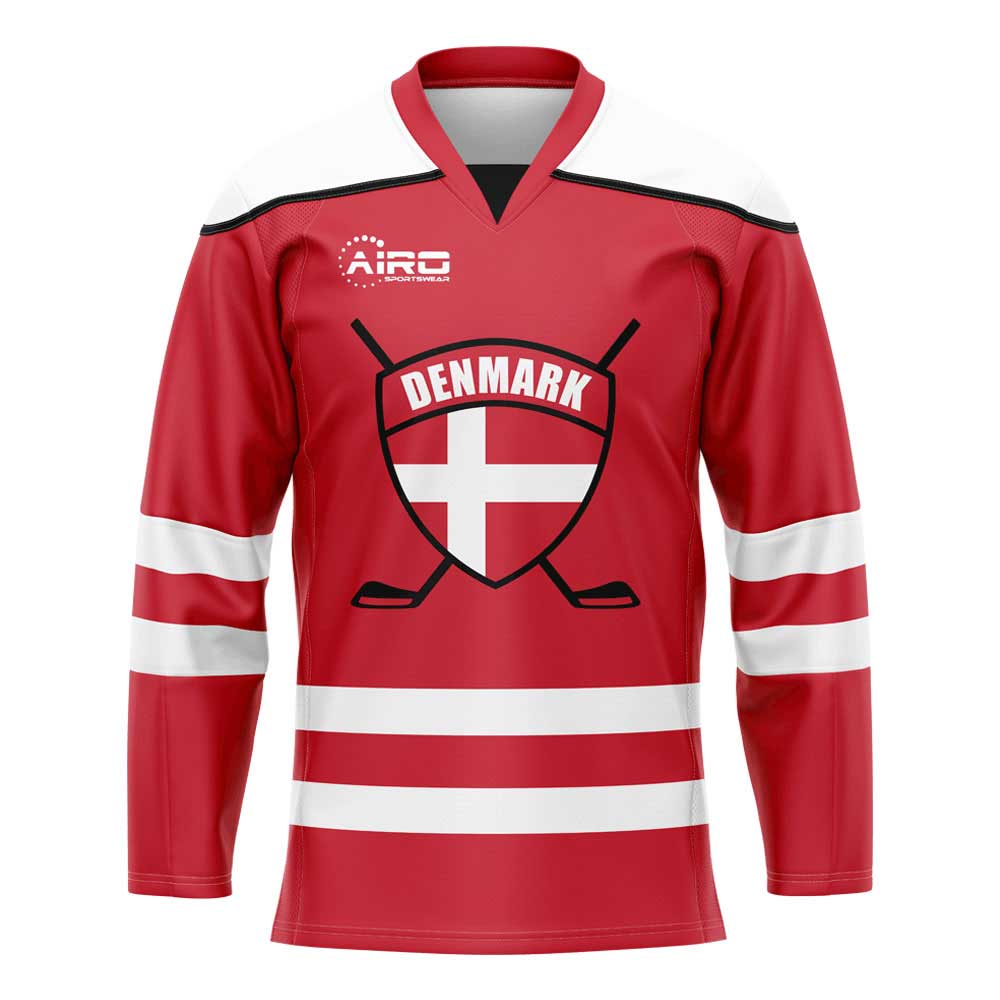 Denmark Home Ice Hockey Shirt
