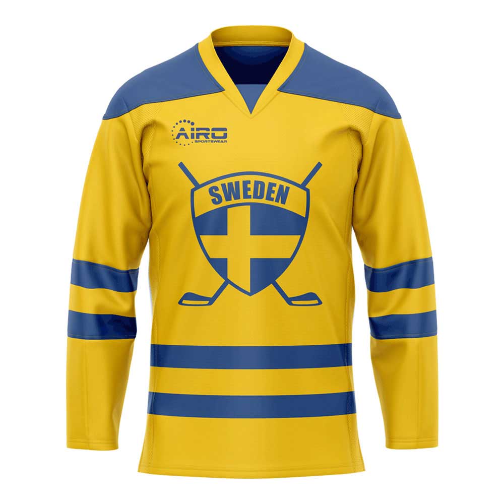 Sweden Home Ice Hockey Shirt