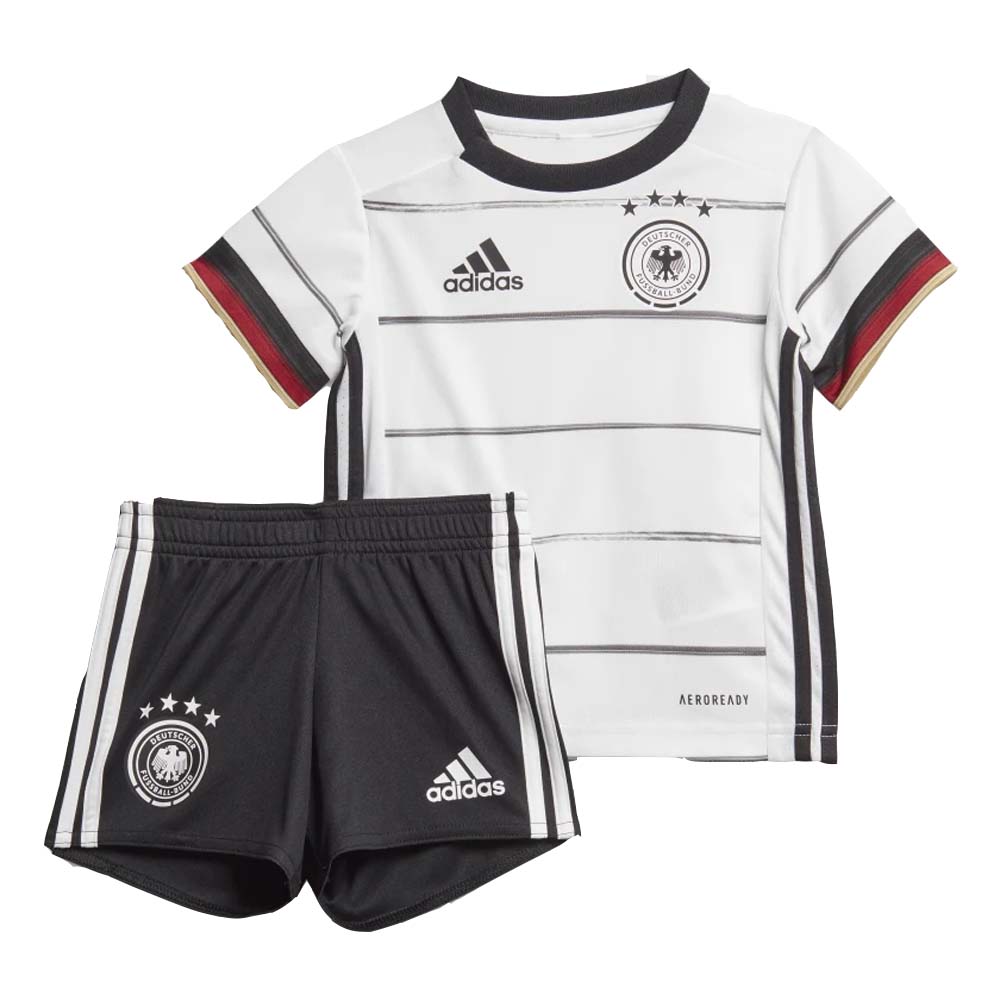 Purple Print House Baby Boys Germany Flag Badge Retro Romper Suit Football Country European 2021 Supporters Gifts for Baby 2020 German Tournament Footy Soccer Top