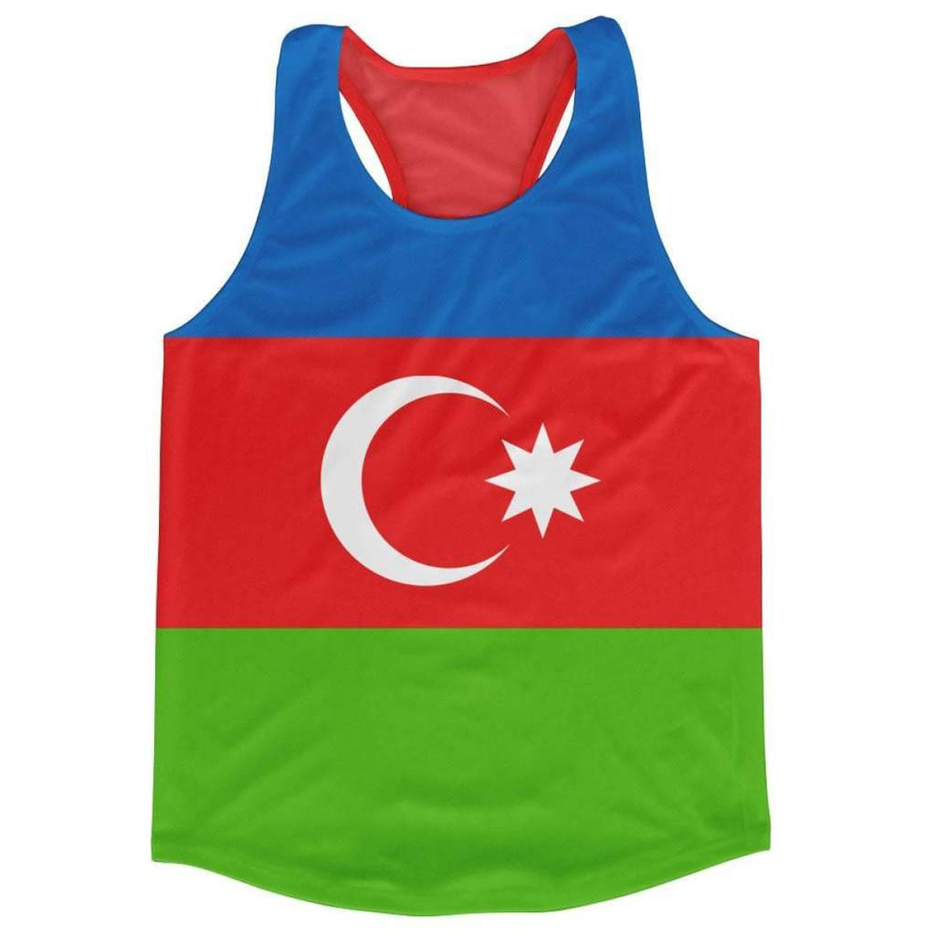 Azerbaijan Flag Running Vest