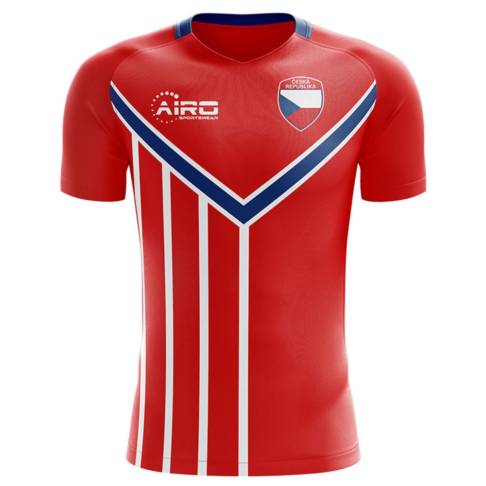 Czech Republic 2019-2020 Home Concept Shirt - Adult Long Sleeve