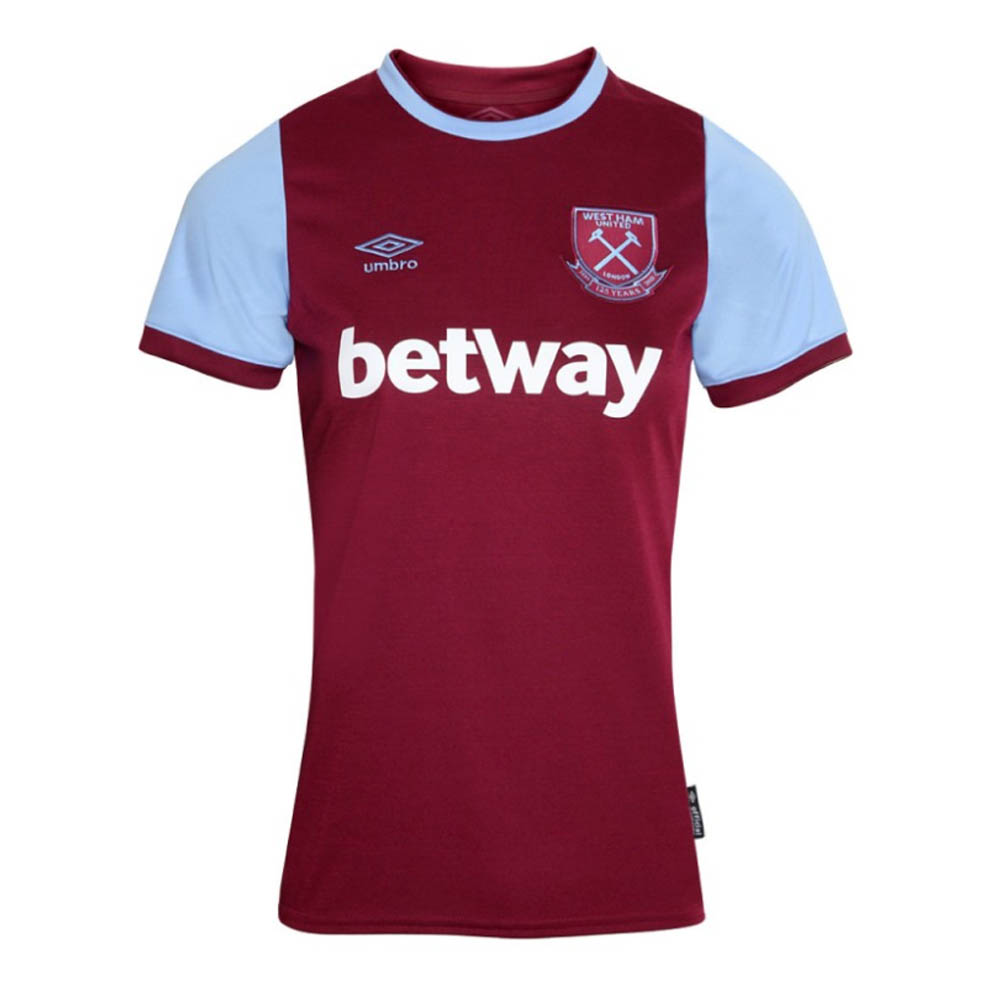 Umbro West Ham United Home Jersey 2015 2016 Juniors Claret Football Soccer Shirt 