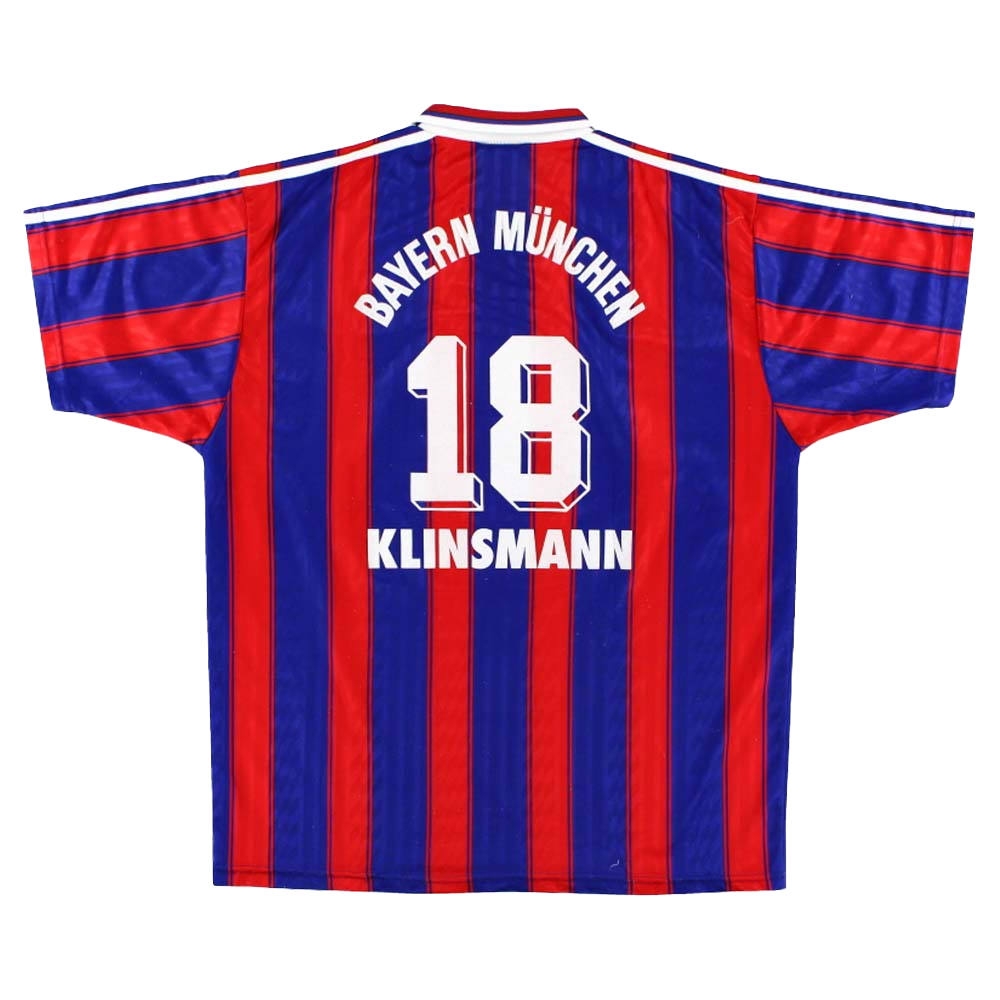 Bayern Munich 1995-97 Home Shirt #18 Klinsmann ((Good) S)
