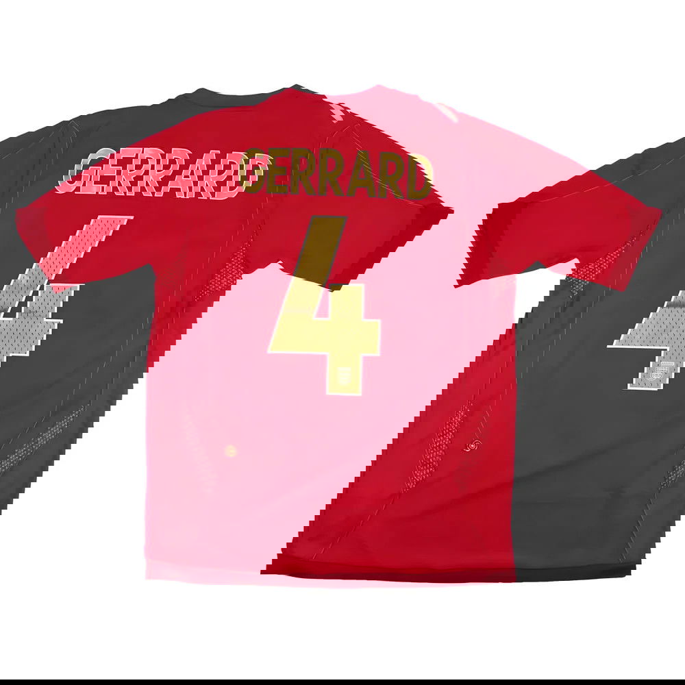 England 2006-08 Away (M) Gerrard #4 (Excellent)