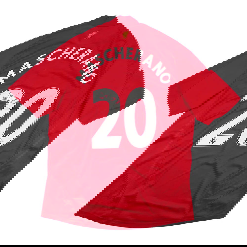 Liverpool 2008-10 Home Shirt (L) Mascherano #20 (Good)