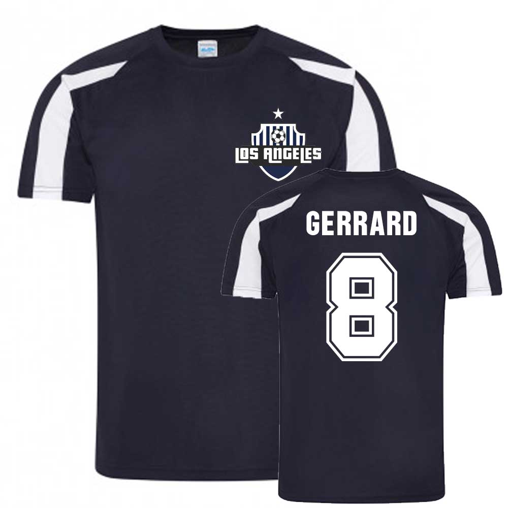 Steven Gerrard Los Angeles Sports Training Jersey (Navy)