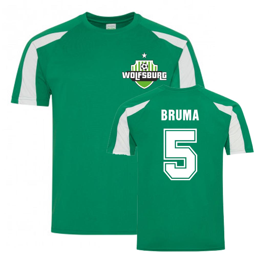 Jeffrey Bruma Wolfsburg Sports Training Jersey (Green)