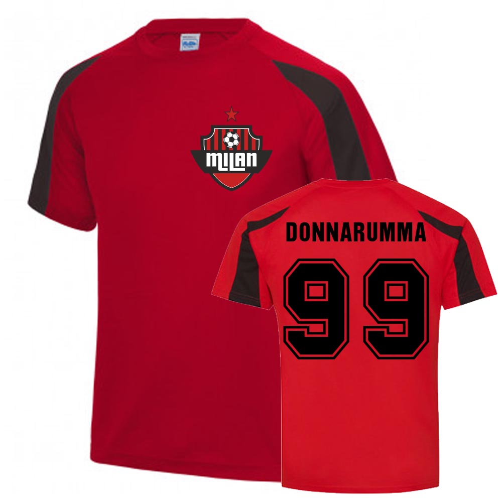 Gianluigi Donnarumma Milan Sports Training Jersey (Red)