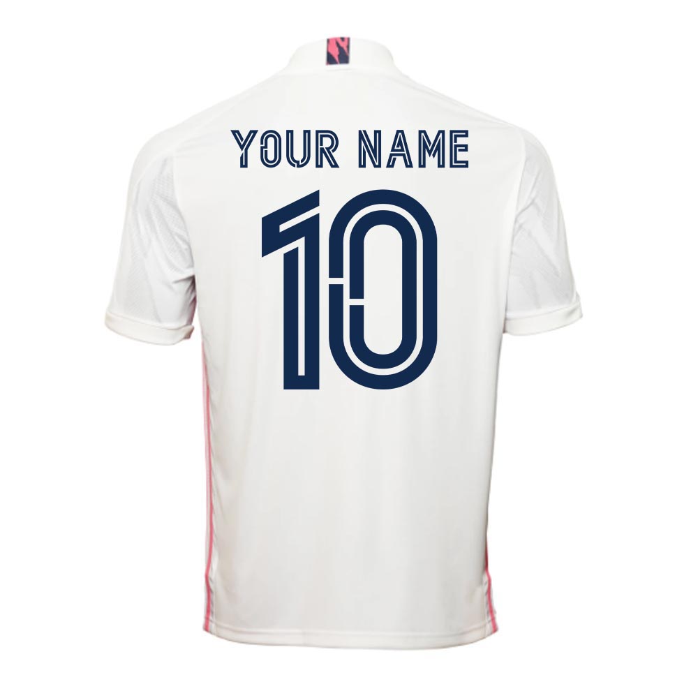 2020-2021 Real Madrid Adidas Home Shirt (Kids) (Your Name)