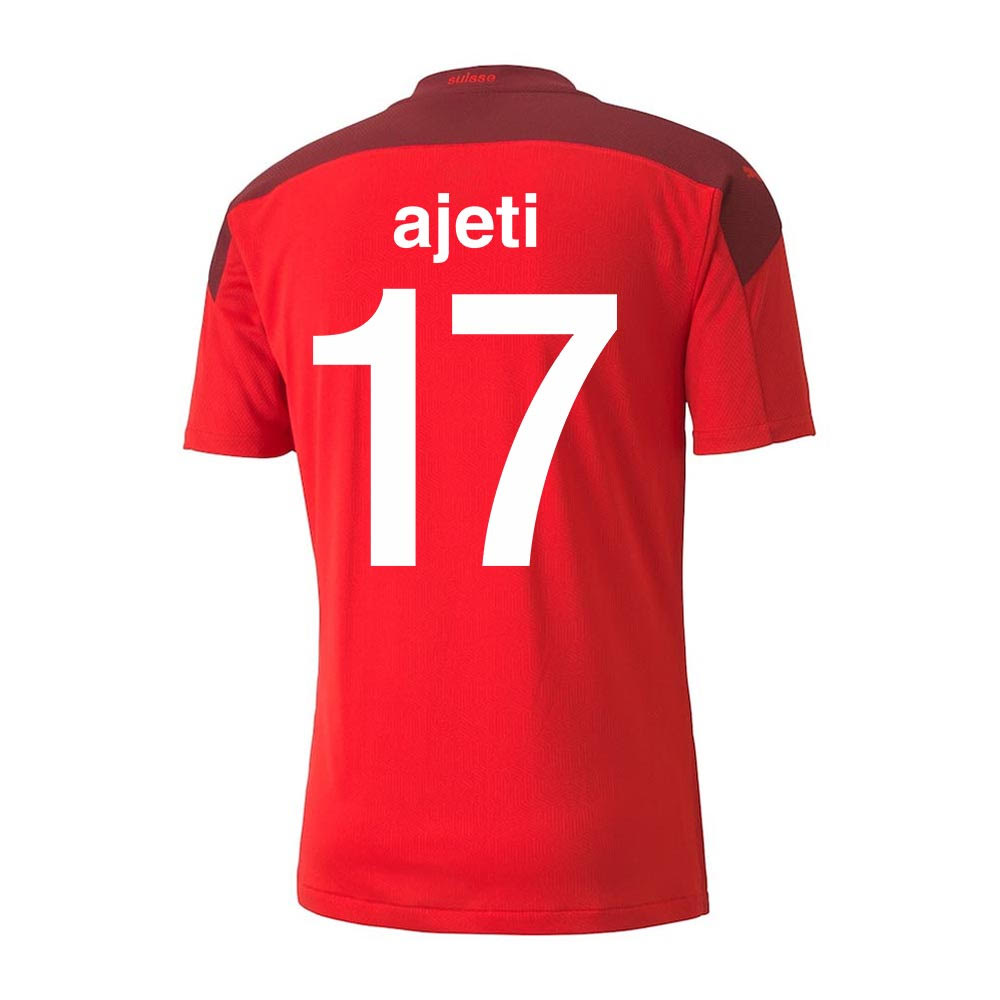 2020-2021 Switzerland Home Puma Football Shirt (AJETI 17)