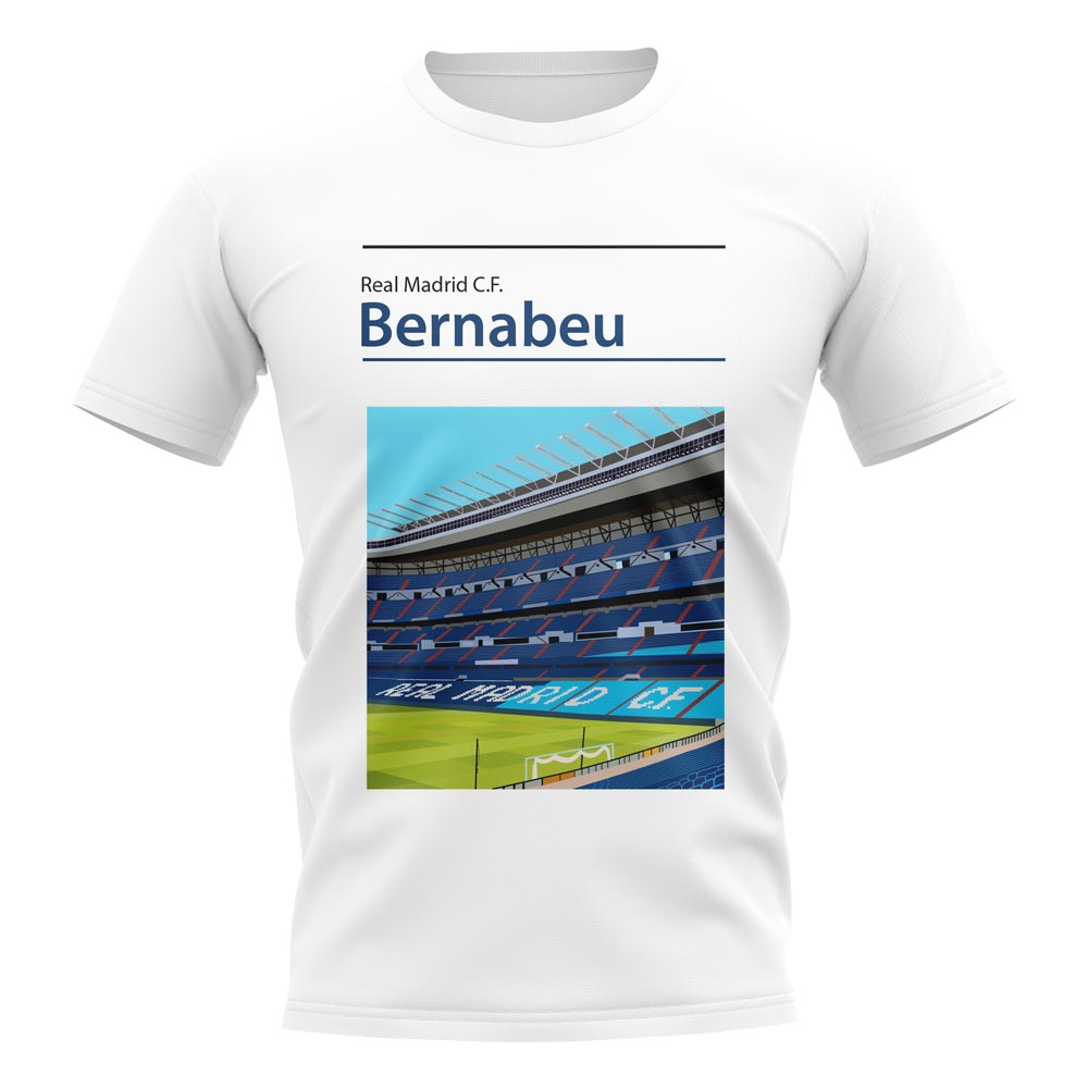 Bernabeu Real Madrid Stadium T-Shirt (White)